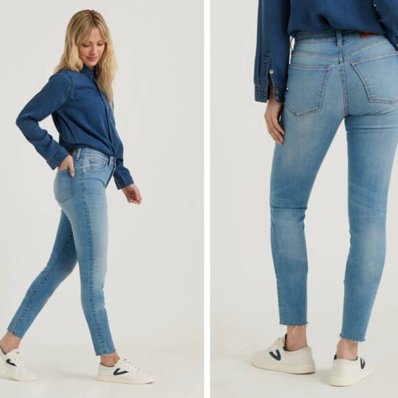 Lucky Brand High Rise Bridgette Skinny Jeans Size 2 / 26 - Picture 2 of 12